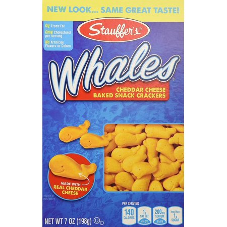 Whales Snack Crackers 7oz(pack of 3)