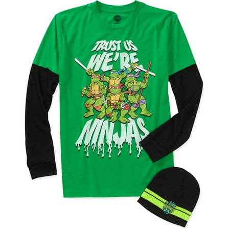 Ninja Turltles Men's Long Sleeve 3 Fer Tee Shirt