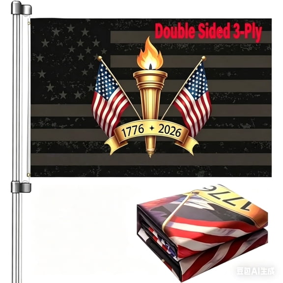 anniversary usa Flag 3x5: Double Sided 3-Ply Betsy Ross Flags Heavy Duty - UV Protection & Fade Resistant & Reinforced Brass Grommets