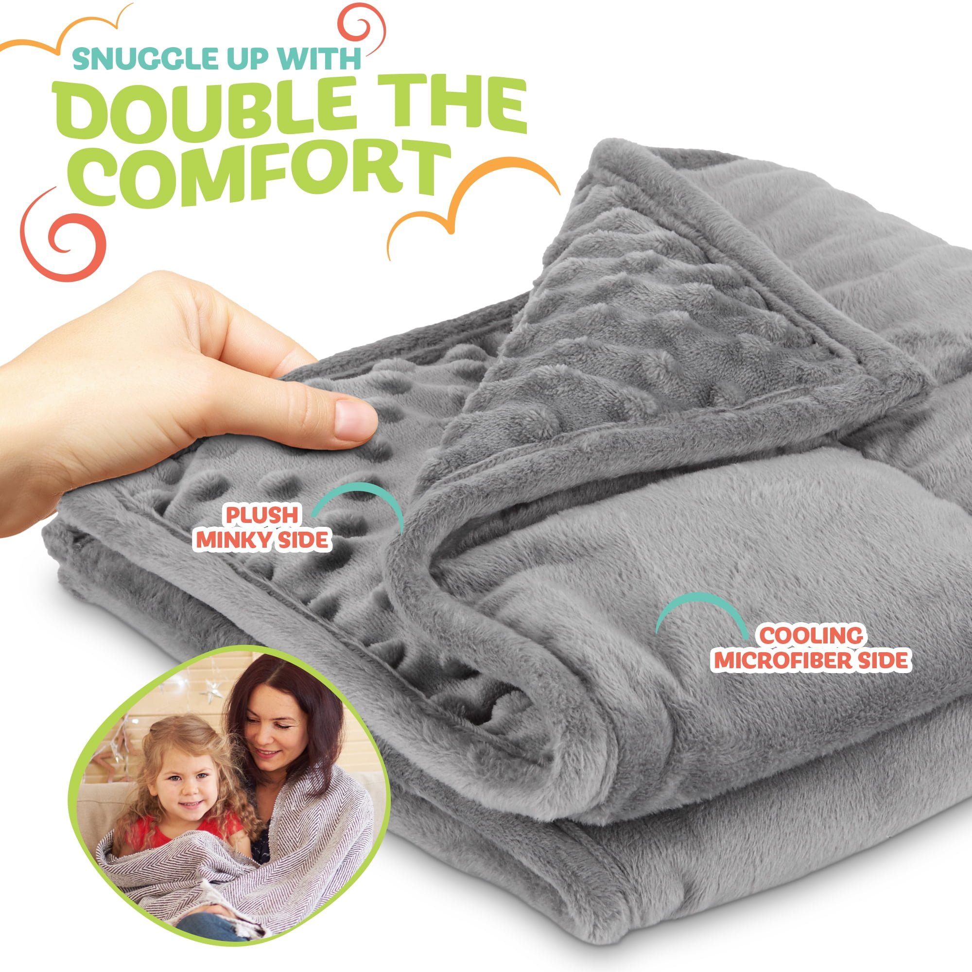 Modern Innovations Weighted Lap Blanket Grey 7Lb