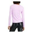 thumbnail image 2 of INC Womens Purple Stretch Ruched Long Sleeve Queen Anne Neckline Wear To Work Top XL, 2 of 4