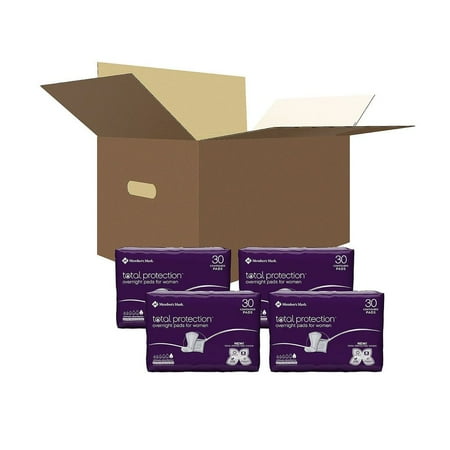 UPC 078742185521 product image for Member's Mark Total Protection Overnight Pad for Women (120 ct.) | upcitemdb.com