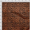 thumbnail image 3 of oneOone Cotton Flex Orange Fabric Leopard Animal Skin Sewing Craft Projects Fabric Prints By Yard 40 Inch Wide, 3 of 4