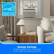 Midea 12,000 BTU Smart Inverter U-Shaped Window Air Conditioner, Energy Efficient Quiet AC Unit, Wi-Fi Enabled – White