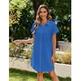 thumbnail image 3 of Vestido de verano Sundress Zeagoo 2024 100% algodón para mujer, 3 of 7