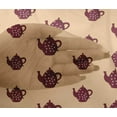 thumbnail image 5 of oneOone Viscose Chiffon Light Peach Fabric Tea Kettle Craft Projects Decor Fabric Printed By The Yard 42 Inch Wide-KX, 5 of 6