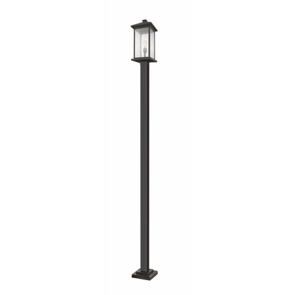Z-Lite - Portland - 1 Light Outdoor Post Mount Lantern in Seaside Style - 9.5