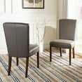 thumbnail image 2 of Safavieh Ken 19''H Rustic Classic Leather Side Chair, Set of 2, 2 of 7