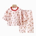 thumbnail image 4 of TOWED22 Infant Toddler Baby Girl Boy 2pcs Long Sleeve Sweatshirt Tops and Pants Set Cartoon Print Fall Winter Clothes Outfits Clothing(Pink,1-2 Y), 4 of 4