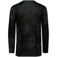thumbnail image 2 of Holloway Sportswear 2XL Cotton-Touch Poly Cloud Long Sleeve Tee Black Cloud Print 222597, 2 of 5