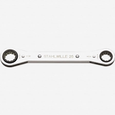Stahlwille 25aN Ratchet ring Spanner, 13/16" x 15/16"