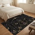 thumbnail image 4 of Area Rugs 3'x5', Mystic Flowers Carpet Runner Indoor Outdoor Rugs Home Decor Aesthetic, Retro Farmhouse Botanical Plants Butterfly Non Slip Mats Washable Accent Rug for Living Room Bedroom, 4 of 8