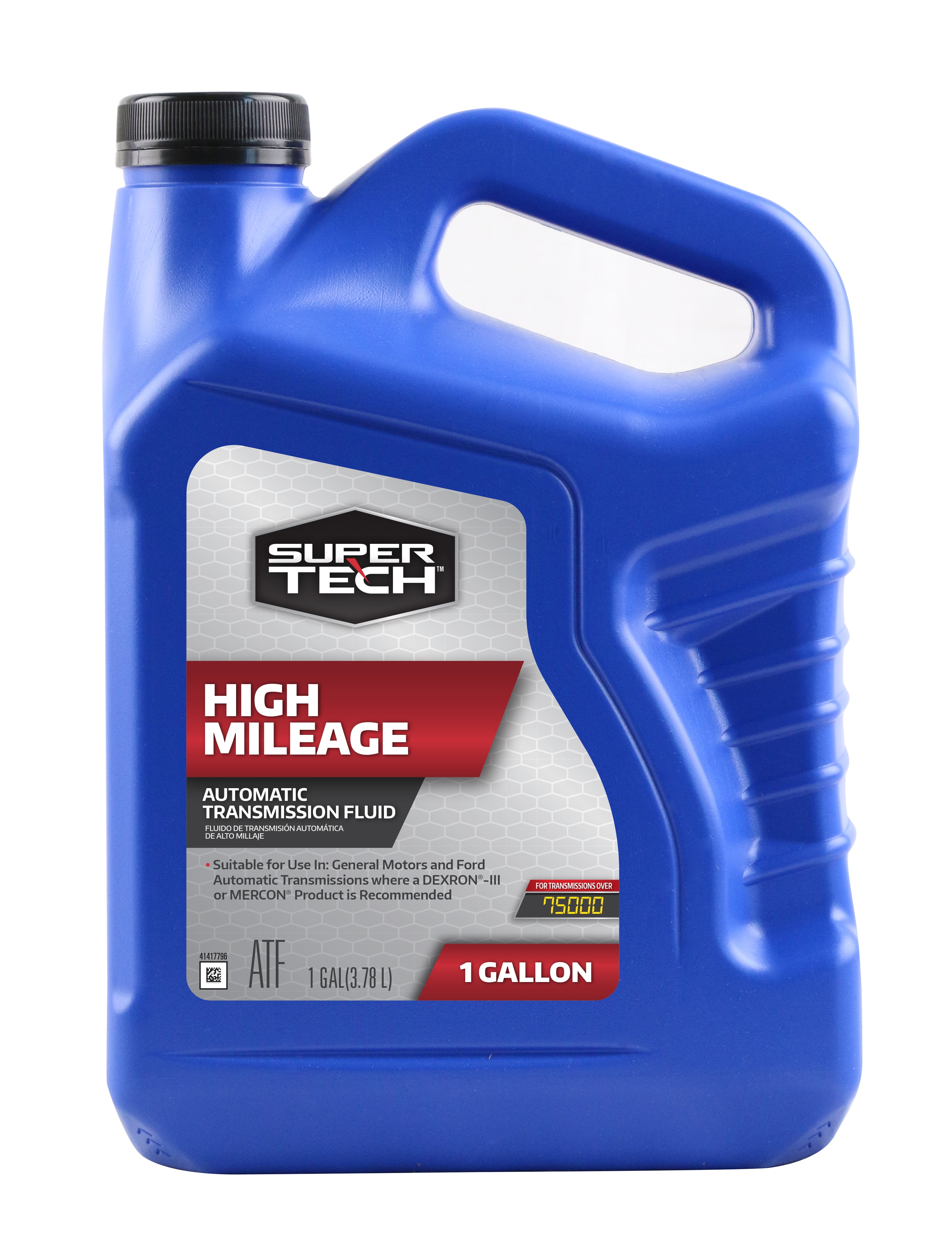 Super Tech High Mileage Automatic Transmission Fluid, 1 Gallon