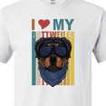 thumbnail image 4 of Inktastic I Love My Rottweiler Dog T-Shirt, 4 of 5