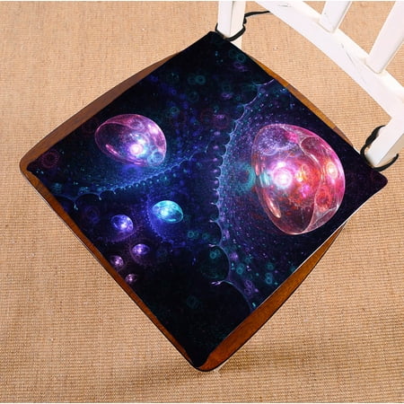 

YKCG Universe Galaxy Space Underwater Jellyfish Seat Cushion Chair Cushion Floor Cushion Twin Sides 20x20 inches