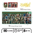 thumbnail image 2 of Juego de bingo AQUARIUS Christmas Vacation Family con 18 cartas, 2 of 7