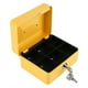 thumbnail image 4 of Mini caja de seguridad portátil de acero para el hogar, caja de seguridad pequeña con cerradura para dinero en efectivo, color amarillo, 1 ud., 4 of 8