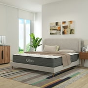 NapQueen Victoria 12 Twin-XL, Gel Infused Memory Foam and Pocket Spring Hybrid Mattress in a Box, Adult