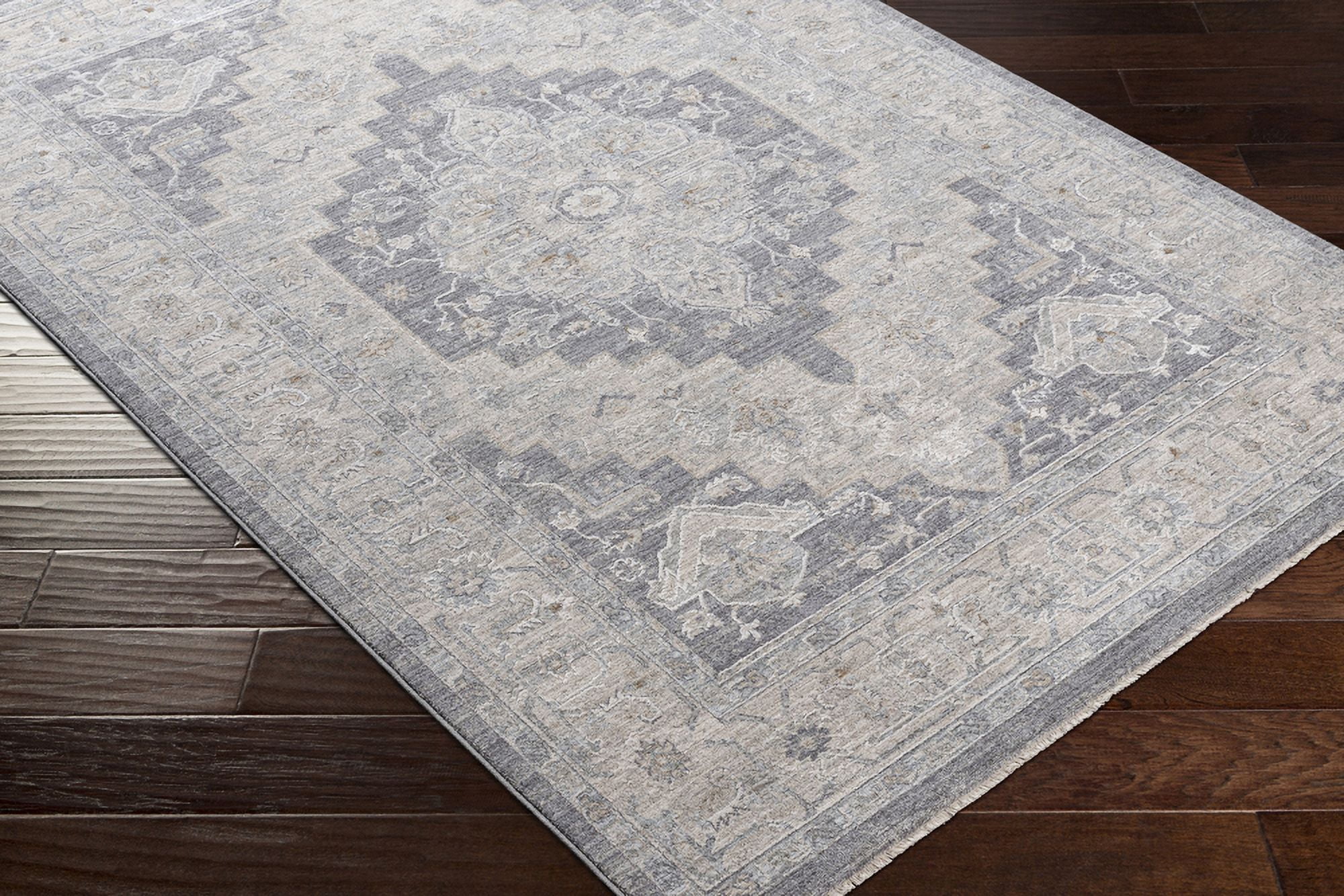 Livabliss Area Rugs for Living Room, 3x7 Avant Garde Traditional Blue Runner Rug, Bedroom Dining Room Home Decor Stain Resistant Carpet (2'7" x 7'3" Runner)