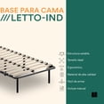 thumbnail image 2 of Mubson Base para Cama Individual de Alta Resistencia. Soporte para Cama Letto, 2 of 5