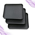 thumbnail image 2 of Voiceine 3pcs Entryway Boot Tray Flower Pot Dish Water Mat Drying Tray Multi Durable Black Tray Garden Tool Trays for Home Indoor Outdoor Shoe Mat, 2 of 10