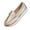 Rose Gold 2, variant on Wensltd Women's Chunky Loafers with Chain Patent Leather Black Penny Loafers Fashion Office Dress Shoes Comfort