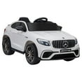 thumbnail image 3 of Aosom 12V Ride On Toy Car for Kids with Remote Control, Mercedes Benz AMG GLC63S Coupe, 2 Speed, with Music, Electric Light, White, 3 of 10