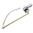 thumbnail image 2 of Toilet Flush Handle Repair Replacement Kit Zinc Alloy Tank Trip Lever with Chain, 2 of 7