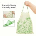 thumbnail image 3 of 4 Gallon Trash Bags, Small Garbage Bags with Drawstring and Printed Design, Tear-Free, Leakproof & Durable Small Trash Bags for Bathroom, Office, 50 Count, 3 of 7