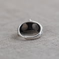 thumbnail image 3 of Anillo De Búho De Ojo De Demonio De Plata De Ley 925 Anillo De Búho Ajustable Abierto Retro Methold AP005593-00, 3 of 6