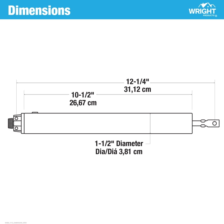 Wright Products Heavy-Duty Pneumatic Door Closer, Aluminum photo 8