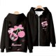 thumbnail image 1 of Sudadera con cremallera 3D Sanrio Kuromi, Sudadera con capucha de estilo lindo informal, cálida y cómoda, 1 of 4