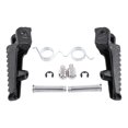 thumbnail image 3 of Front Foot Pegs, Aluminium Alloy Ergonomic Anti Skid Motorcycle Footrest 2PCS  For Modification, 3 of 7