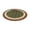 B, variant on Hometravel Round Crystal Velvet Floor Mat, Soft Plush Circle Rug for Bedroom Living Room, Absorbent Non Slip Mat for Bathroom Entry Door