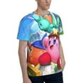 thumbnail image 4 of Unisex Kirby 3d Graphic Print Shirts For Mens Womens Casual Short Sleeve Tee Shirts Top, 4 of 7