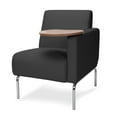 thumbnail image 2 of OFM Triumph Series Model 3001LT Polyurethane Modular Left Arm Lounge Chair with Tungston Tablet, Taupe, 2 of 5