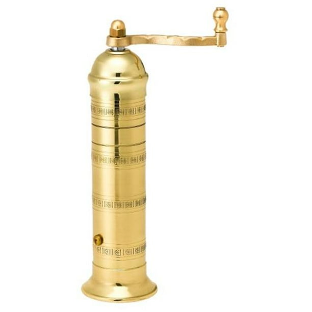 Pepper Mill Imports 103 Atlas 8 Inch Brass Pepper Mill