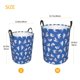 thumbnail image 3 of Fotbe Cute Shark Cesto de Ropa con Asas, Cesto Impermeable de Gran Capacidad, Bolsa de Lavado para Dormitorio, Cesto de Ropa con Ruedas y Asas-Medium, 3 of 6