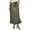 Army Green #14, variant on KDDYLITQ Satin Skirts for Women Flared Elastic Waistband Maxi Skirt Silk High Waisted Elegant Skirt Work Fall Long Skirts Dark Purple S