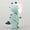A004- Cyan, variant on Cartoon Dinosaur Night Light, Yellow Battery Powered Mini Ambient Light, 1 Pack Adjustable Angle Dinosaur Desk Lamp, Cute Decorative Atmosphere Lighting for Kids Bedroom Desk Dorm Nightstand