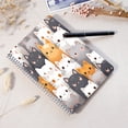 thumbnail image 4 of Spiral Notebook,Double-Wire Spiral College Lined Journal Notebook for Study and Notes,100 Pages,5.71x 8.26 in - Cute Cat Heads Pattern in Multiple Colors, 4 of 7