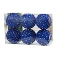thumbnail image 1 of Wosthever 6x Adornos De Bolas De Navidad En Cantidades Abundantes Adornos Verdes Ligeros Y Duraderos Hechos De Espuma Kits de decoración para fiestas Azul, 1 of 6