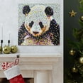 thumbnail image 5 of Pandas in Pointillism - Canvas, 5 of 10