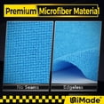 thumbnail image 2 of Toallas de taller UNIMADE Paquete de 100 Microfibra 29x29 cm Azul, 2 of 7