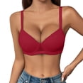 thumbnail image 2 of Bras for Women Womens Bralette Cut Underwire Demi Bralettes Full Coverage Smooth Comfortable Bra 70C, 2 of 8
