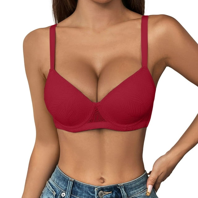Womens Bralette Cut Underwire Demi Bralettes Full Coverage Smooth Comfortable Bra