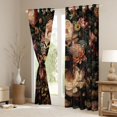 thumbnail image 3 of Homewish 3D Rustic Bee Blackout Curtains Set of 2 (52x84 Each) for Adult, Vintage Western Flower Floral Window Curtains, Cartoon Animal Curtains and Drapes, Blackout Curtains Bedroom Decor, 3 of 6