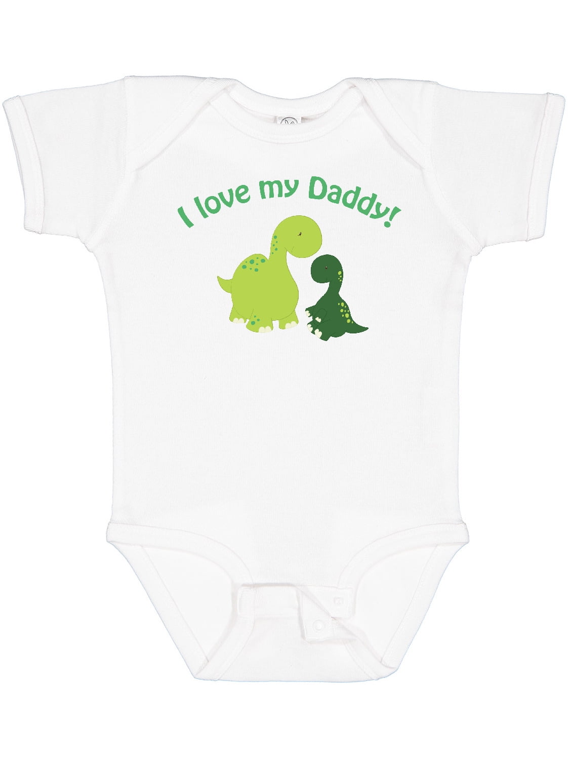 Inktastic I Love My Daddy Dinosaurs Gift Baby Boy Or Baby Girl Bodysuit Walmart Com