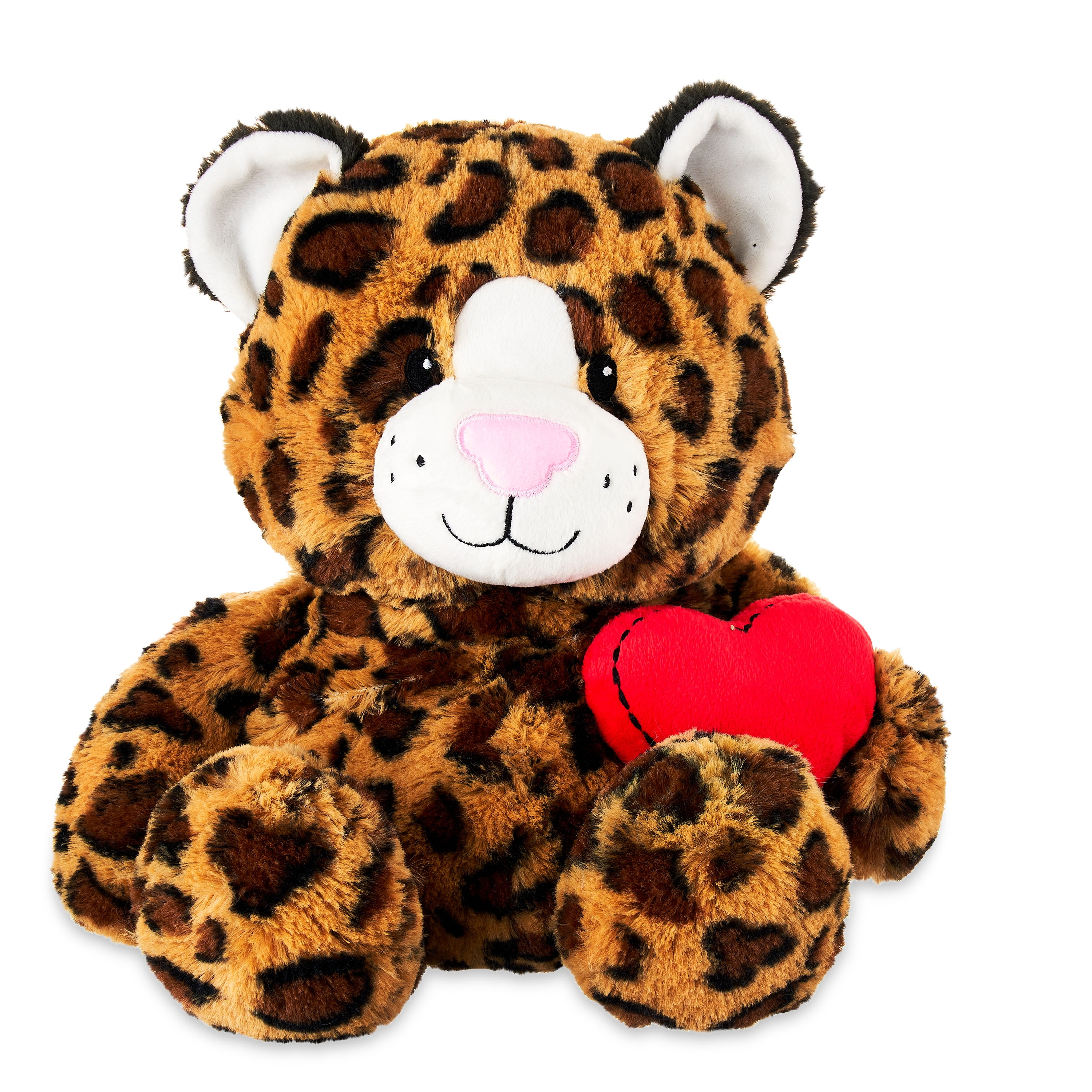 Way to Celebrate! Valentine’s Day 10in Funky Friend Plush Toy, Leopard