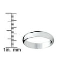 thumbnail image 4 of Bague Alliance Simple en Argent Sterling 3 mm à Polissage Élevé, Enduite E, Résistante au Ternissement, 4 of 4